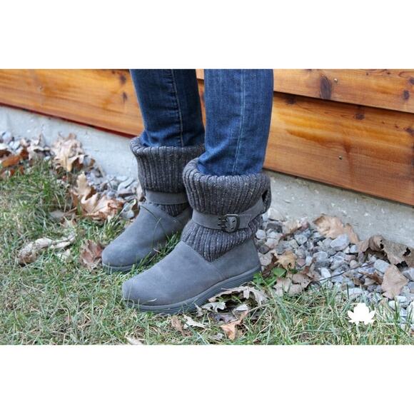 Skechers Women's Suede Ankle Boot 48625 Gray Size 9‎ - Picture 10 of 12